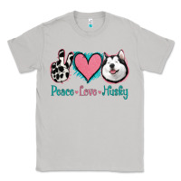 Moon Dust Peace Love Husky Classic Tee - Jasminsmagicworld