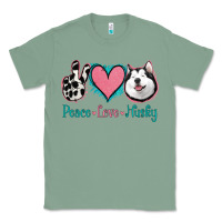 Sage Peace Love Husky Classic Tee - Jasminsmagicworld