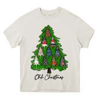 Cream ohh Christmas trees Heavy Core Tee - RanaPortraitStore