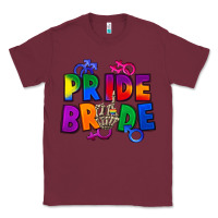 Burgundy Pride bride Classic Tee - FaDigitalArtStudio