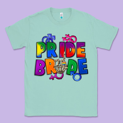 Pride Bride Classic Tee Designed By Fadigitalartstudio