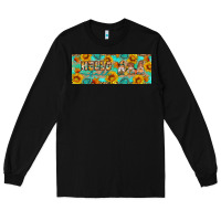 Black Hello fall gnomes Long Sleeve Tee - Artiststas