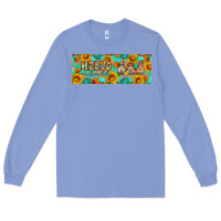 Colony Blue Hello fall gnomes Long Sleeve Tee - Artiststas