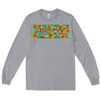 Heather Grey Hello fall gnomes Long Sleeve Tee - Artiststas
