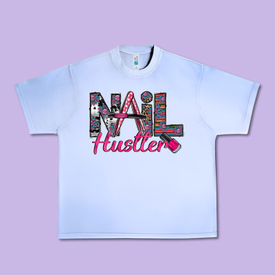 Nail Hustler Urban Heavy Tee Designed By Sublimationcraftshop