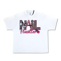 White Nail hustler Urban Heavy Tee - SublimationCraftShop