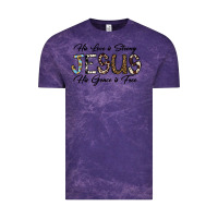 Cloud Purple His Love is Strong Jesus His Grace is Free Vintage Tee - CowhideDigitalArt