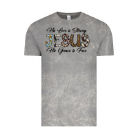Cloud Rock His Love is Strong Jesus His Grace is Free Vintage Tee - CowhideDigitalArt