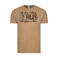 His Love Is Strong Jesus His Grace Is Free Vintage Tee | Teevron