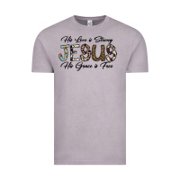 Vintage Zinc His Love is Strong Jesus His Grace is Free Vintage Tee - CowhideDigitalArt
