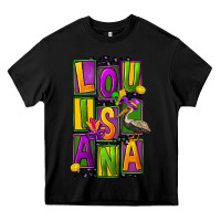 Black mardi gras louisiana Heavy Core Tee - FaDigitalArtStudio