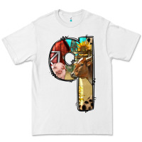 White Farm Life Alphabet Lowercase Letters Q Premium Tee - BundleAndBundleShop