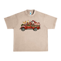 French Oak christmas truck with farm animals Urban Heavy Tee - RanaPortraitStore