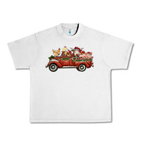 Lunar Rock christmas truck with farm animals Urban Heavy Tee - RanaPortraitStore