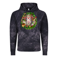 Cloud Black Christmas merino Vintage Hoodie - BarkalooDesign