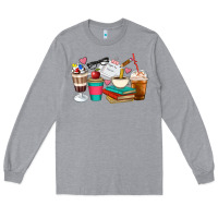 Heather Grey Teacher Coffee Cups Long Sleeve Tee - Artiststas