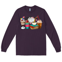 Plum Teacher Coffee Cups Long Sleeve Tee - Artiststas