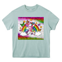 Arona LGBTQ Dabbbing Unicorn And Rainbow Tumbler Heavy Core Tee - BundleAndBundleShop