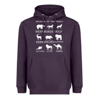Plum Animals Of The World Heavyweight Hoodie - Bettercallsaul