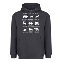 Smoke Animals Of The World Heavyweight Hoodie - Bettercallsaul