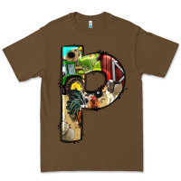 Cacao farm life alphabet lowercase letters p Premium Tee - BundleAndBundleShop