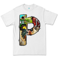 White farm life alphabet lowercase letters p Premium Tee - BundleAndBundleShop