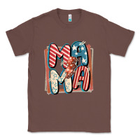 Chestnut 4th of July mama with lightning bolt Classic Tee - FaDigitalArtStudio