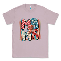Lilac 4th of July mama with lightning bolt Classic Tee - FaDigitalArtStudio
