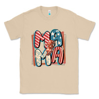 Mushroom 4th of July mama with lightning bolt Classic Tee - FaDigitalArtStudio