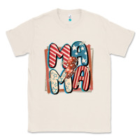 Natural 4th of July mama with lightning bolt Classic Tee - FaDigitalArtStudio