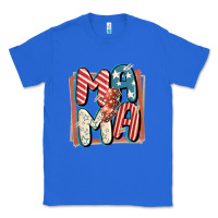 True Royal 4th of July mama with lightning bolt Classic Tee - FaDigitalArtStudio