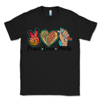 Black peace love nails Classic Tee - BarkalooDesign