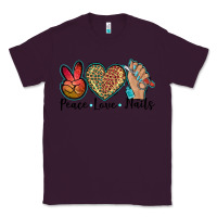 Plum peace love nails Classic Tee - BarkalooDesign