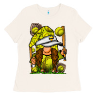 Bone softball gnome Ladies Tee - SublimationCraftShop
