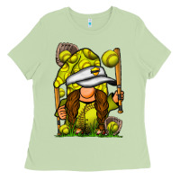 Matcha softball gnome Ladies Tee - SublimationCraftShop