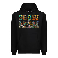 Black show mom baby cow Premium Hoodie - BarkalooDesign