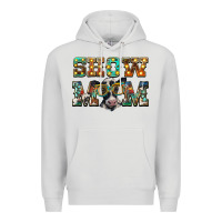 Dove Grey show mom baby cow Premium Hoodie - BarkalooDesign