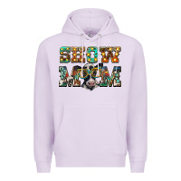Lilac show mom baby cow Premium Hoodie - BarkalooDesign