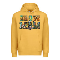 Mustard show mom baby cow Premium Hoodie - BarkalooDesign