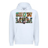 White show mom baby cow Premium Hoodie - BarkalooDesign