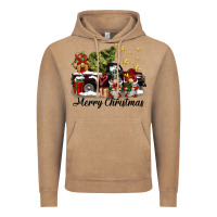 Vintage Coffee merry christmas gnomes truck Vintage Hoodie - BarkalooDesign