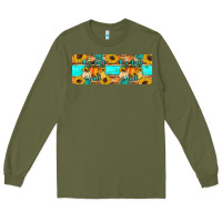 Army Green it's fall y'all Long Sleeve Tee - Artiststas