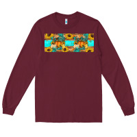 Burgundy it's fall y'all Long Sleeve Tee - Artiststas