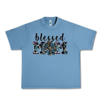 Pebble Blue blessed mom Urban Heavy Tee - SublimationCraftShop