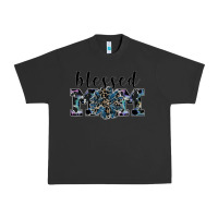 Pigment Black blessed mom Urban Heavy Tee - SublimationCraftShop
