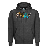 Charcoal Heather Just Pray Zipper Hoodie - RanaPortraitStore