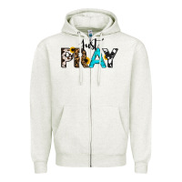 Oatmeal Heather Just Pray Zipper Hoodie - RanaPortraitStore