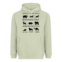 Matcha Anımals Of The World Heavyweight Hoodie - Bettercallsaul