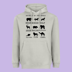 Anımals Of The World Heavyweight Hoodie Designed By Bettercallsaul