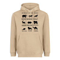 Mushroom Anımals Of The World Heavyweight Hoodie - Bettercallsaul